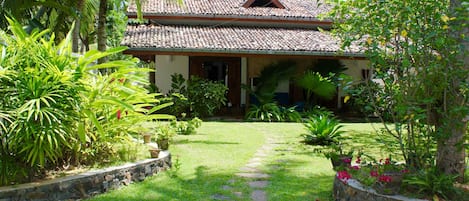 Front of the villa