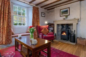 Lounge with stove