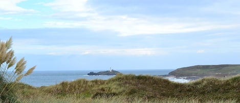 A beach-side retreat at Gwithian Towans -  outstanding views across St. Ives Bay