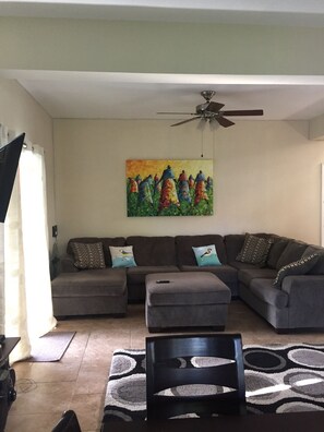 Spacious living area