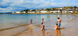 Beautiful sandy beach and bay