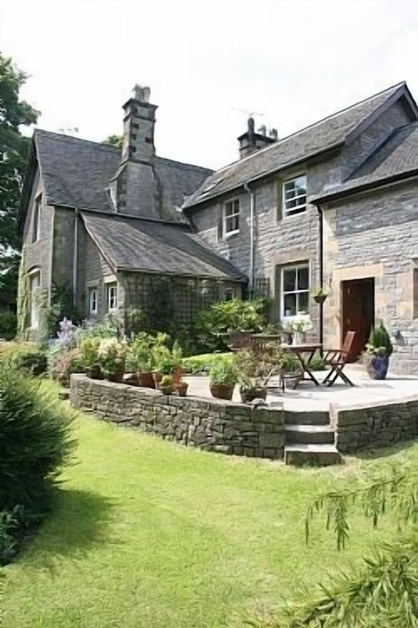 View of patio at rear