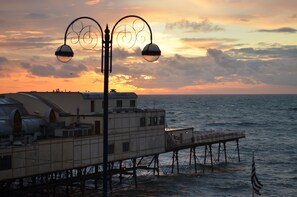 Blick aus der Wohnung über den Viktorianischen 
Pier.