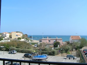 Blick von der Unterkunft
