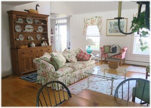 Living room and front entrance