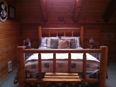 Beautiful log home overlooking the magnifcent Puget Sound.