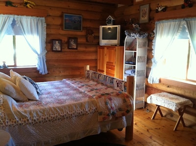 Beautiful log home overlooking the magnifcent Puget Sound.