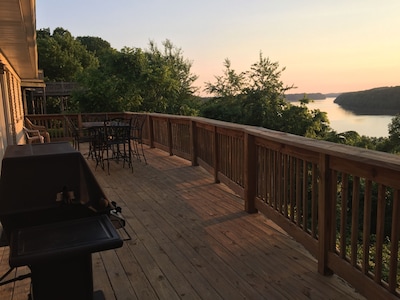 Scenic And Relaxing Lake Home - Deck Offers  One of Absolute Best Lake Views