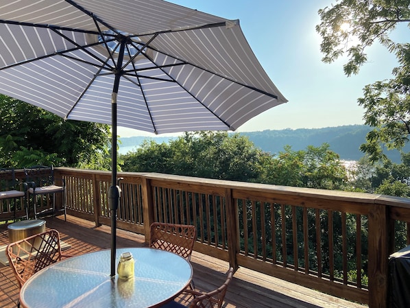 View from the large deck
