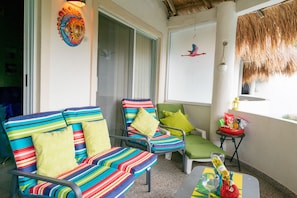 Relax on our comfortable patio furniture