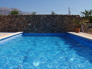 10m x 5m swimming pool - perfect for cooling down!