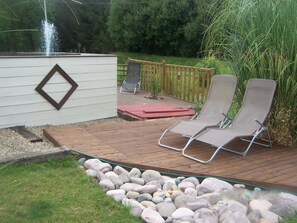 Seating Area By The Pool.