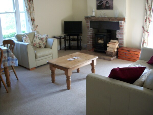 Large Lounge with Log Burner