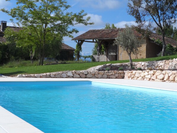 The brand new 10m X 5m pool
