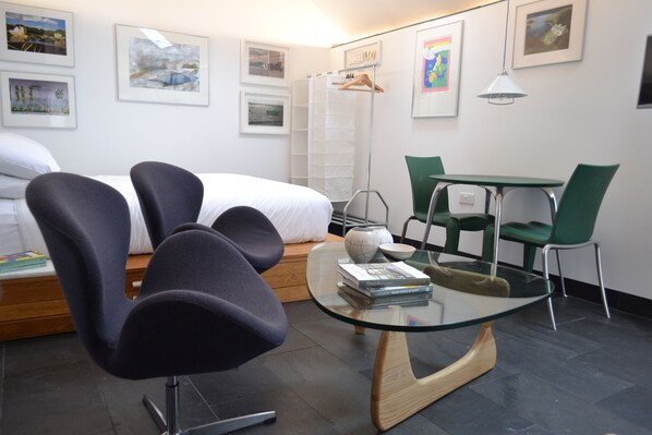 View of the studio space