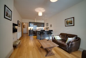 Large living space with all the comforts of home.