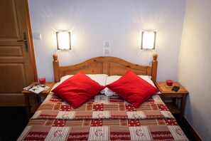 Get a good night sleep in the Double bed.