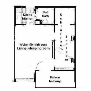 Plan apartment No. 211