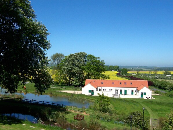 Greetham Retreat sits at 100 metres above sea level making the views amazing