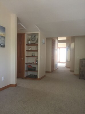 Hall view from the Living Room. 