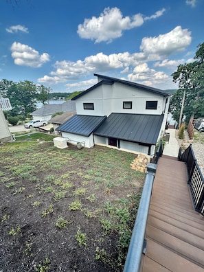 View from behind the home