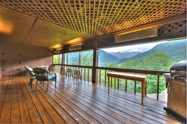 Relax and enjoy this view in Maggie Valley