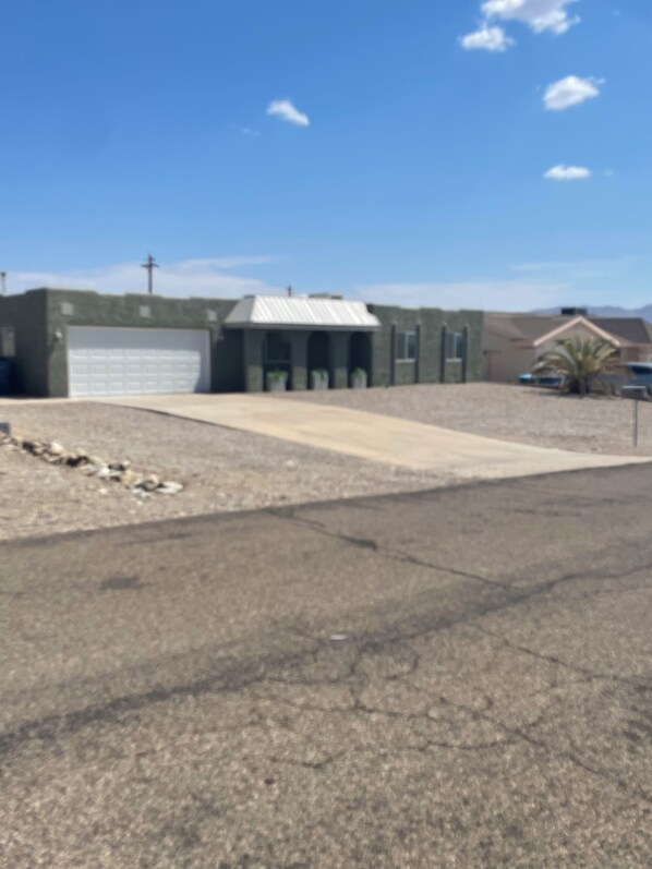 Large driveway
