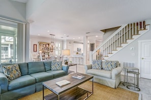 Gorgeous Living Space with a Flat Screen TV