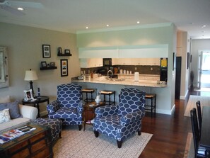 Breakfast bar.