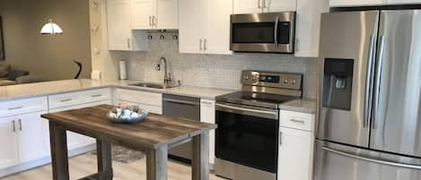 Newly renovated kitchen.   