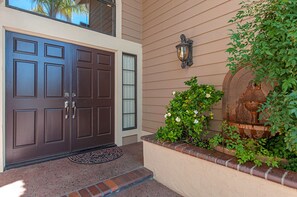 The burbling of our fountain brings peace to your day.