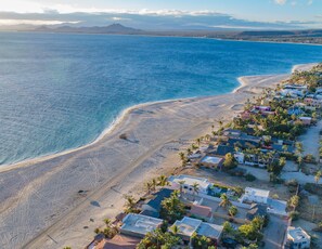Our beautiful beach from above!  