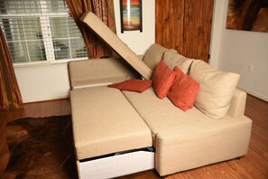 Sofa bed with storage