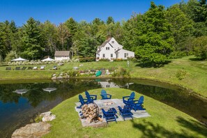 Island and Fire Pit