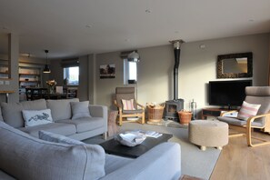 Open plan living area