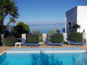 Poolside view out to sea