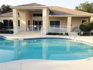 clubhouse and heated pool