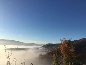 Above the clouds!
