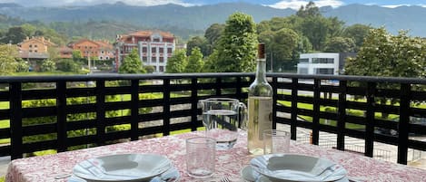 Vistas a la Sierra del Cuera desde la terraza