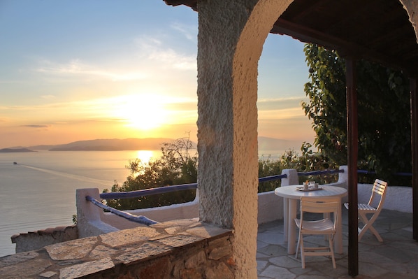 Villa CAMELIA:- Panoramic veranda from the master bedroom of ground floor.