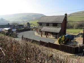 Full extent of the front of the property