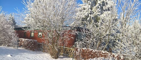 Bungalow im Winter