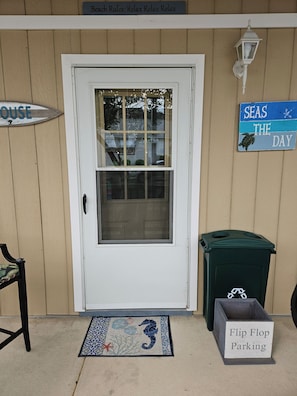 Front door. 