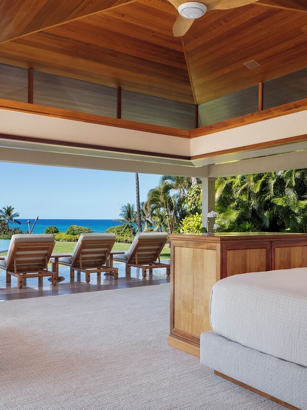 OCEAN VIEWS FROM THE GRAND MASTER SUITE! POCKET DOORS DISAPPEAR FOR OPEN VIEWS!