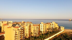 Vista a la playa o el mar