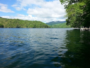 View from private dock.