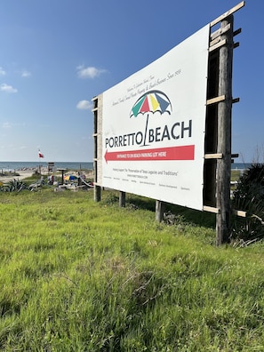 Private Poretto Beach at 9th Street.