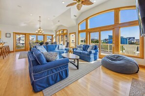 Surf or Sound Realty - 357 - Vacation Meditation - Great Room -1
