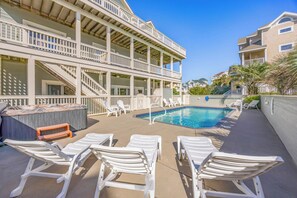 Surf or Sound Realty - 357 - Vacation Meditation - Pool Area -1