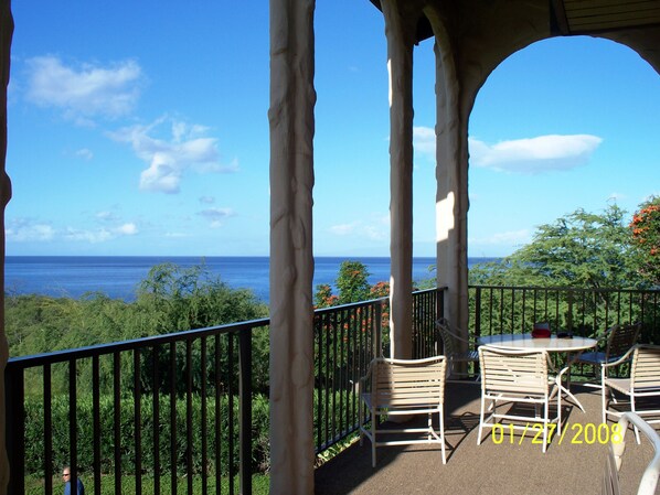 view from lanai